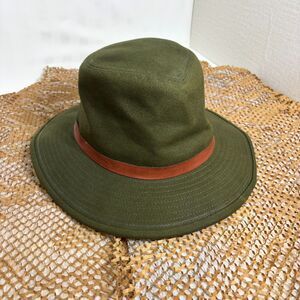 Orvis Gore-tex Packer Hat | Green Canvas | Size Medium | Made in USA